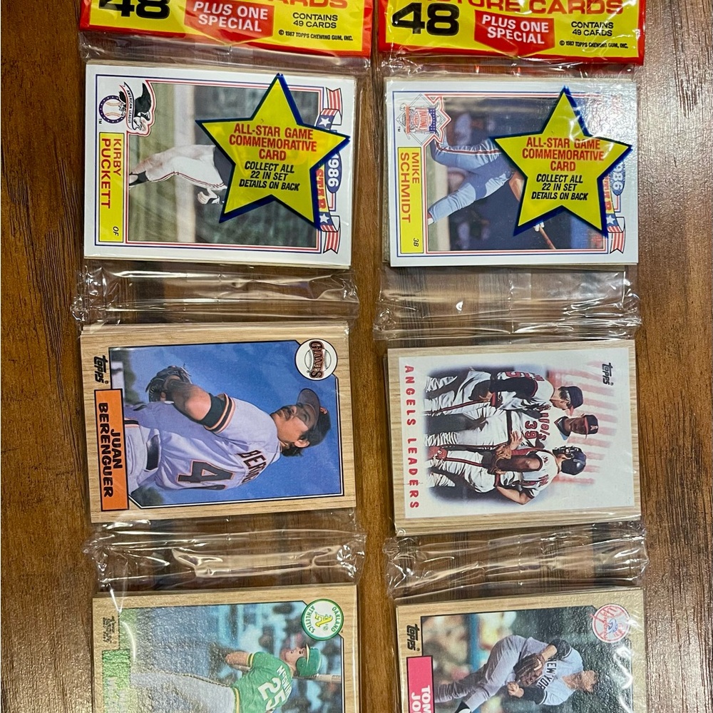 Vintage Baseball Card Sets ! Great gift for collectors!